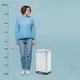 Ведро для мусора KELA Davino 30 л (10905) белое - изображение 4