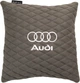 Подушка EVAtech 30 х 30 см Audi Сіра з сірою ниткою (SPSALMRGGV095) - зображення 1