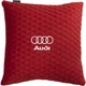 Подушка EVAtech 40 х 40 см Audi Красная с красной нитью (SPBALMRRRRV095) - изображение 1