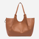 Zestaw (torebka shopper + kosmetyczka) damski skórzany Gianni Chiarini BS-9720-RNGDBL-13857 Brązowy (800070334542) - obraz 4