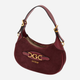 Torebka damska zamszowa Guess HWSB9494730-BUR Czerwona (800070326150) - obraz 3