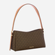 Сумка-багет сідло жіноча середня Michael Kors 32R5G9OC6B-252 Коричнева (800070334466) - зображення 3