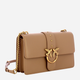Torebka crossbody damska skórzana Pinko 100053A0F1-D01Q Beżowa (800070338997) - obraz 3