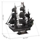 3D пазл CubicFun Корабль Черной Бороды Месть Королевы Анны большой (T4018h) - изображение 3
