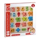 Деревянный пазл Hape Цифры 30х30 см разноцветный (701061) - изображение 3