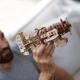 Дерев'яний механічний 3D конструктор Ugears Літак Скажений Шершень (70183) - изображение 7