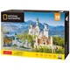 3D пазл CubicFun National Geographic Замок Нойшванштайн (DS0990h) - зображення 1