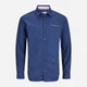 Рубашка хлопковая мужская Jack & Jones 12235969 XL Синяя (5715601209121) - изображение 7