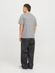 Футболка хлопковая длинная мужская Jack & Jones 12151955 M Серая (5715671957366) - изображение 2