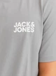 Футболка хлопковая длинная мужская Jack & Jones 12151955 M Серая (5715671957366) - изображение 5