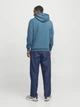 Худи мужское Jack & Jones 12249340 M Голубое (5715672237382) - изображение 2