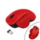 Беспроводная игровая мышка iMice X7 5500dpi тихая с выступами RGB Red (358227) - изображение 2