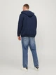 Толстовка на молнии мужская Jack & Jones 12250596 4XL Темно-синяя (5715501795052) - изображение 2
