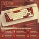 Игровая Ajazz AK680 Красная Клавиатура, Механическая Hot Swap, Outemu Brown Switches, 65% - изображение 3