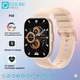 Смарт-годинник Colmi P68 Gold AMOLED - зображення 1
