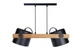 Потолочный светильник KONVALIA RL 160 E27 WOOD черный LIGHT SET - изображение 1