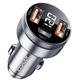 Автомобільний зарядний пристрій у прикурювач ESSAGER (80 Вт, два порти USB + Type-C) Quick Charge - зображення 1