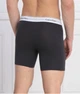 Набор боксеров мужских анатомических трусов удлиненный фасон Calvin Klein men boxer 3 шт в наборе, размер S черные, с белым поясом. - изображение 3