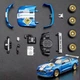 Колеційна машинка Спортивного автомобіля Ford Mustang GT 2018 масштабу 1:42 металева 11.2 x 4.5 x 3.2 см, авто з відкриванням капоту, дверей - зображення 7