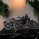 Металлический конструктор Мотоцикл 3D Harley-Davidson 12,8х6,2х4,3 см, конструктор декоративный с лазерной вырезкой - изображение 3