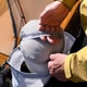 Спальник з натуральним пухом Naturehike CW400 NH18C400-D, p-р L, жовто-сірий - зображення 10