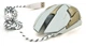 Миша iMICE V6 Led Lighting USB White/Gold (YT07151) - зображення 2