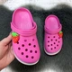 Кроксы детские для девочки Luck Line малиновые 30р (19,2 см) 5108_2 - изображение 2