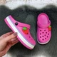 Кроксы детские для девочки Luck Line малиновые 30р (19,2 см) 5108_2 - изображение 4