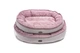 Овальный Лежак Harley and Cho Donut Soft Touch Pink XL 110х80х23 cm Розовый для собак (3102867) - изображение 2