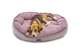 Овальный Лежак Harley and Cho Donut Soft Touch Pink XL 110х80х23 cm Розовый для собак (3102867) - изображение 4