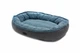 Овальный Лежак Harley and Cho Donut Soft Touch Ocean L 100х70х21 cm Голубой для собак (3102868) - изображение 1