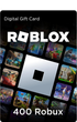 Карта пополнения Roblox Gift Card 400 Robux | Роблокс 400 Робукс (цифровой код активации) - изображение 1