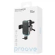 Автомобильный беспроводной зарядный держатель Proove WHTP15010004 Triple Clamp Pro 15W Grey - изображение 5