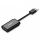 Звуковая карта Ugreen US205 USB AUX Jack TRRS Mic/EarALC4042 15cm Black (30724) - изображение 3