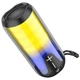 Портативная Bluetooth колонка Borofone BR33, BT5.3, TWS, AUX, USB, FM, TF, 10W, 1500mAh, 2h с LED подсветкой black - изображение 1