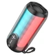 Портативная Bluetooth колонка Borofone BR33, BT5.3, TWS, AUX, USB, FM, TF, 10W, 1500mAh, 2h с LED подсветкой black - изображение 3