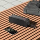 Беспроводная колонка Hoco HC6, IPX5, TWS, BT, AUX, FM, TF, USB, черная - изображение 4