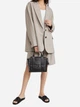 Сумка кросс-боди через плечо женская из натуральной кожи средняя Marc Jacobs Mini Traveler Tote BG-MJ-32 Черная (191267907680) - изображение 2