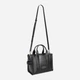 Сумка кросс-боди через плечо женская из натуральной кожи средняя Marc Jacobs Mini Traveler Tote BG-MJ-32 Черная (191267907680) - изображение 3