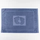 Махровое полотенце жаккардовое для ног GM Textile 50х70см 600г/м2 (Бирюзовый) - изображение 1