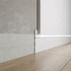 Плинтус скрытого монтажа 60 мм под LED SVP-610W (2600 мм), Белый - изображение 1
