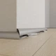 Микроплинтус алюминиевый 13 мм SVM-013S Thinline + пружины монтажные (2600 мм), Серебро - изображение 3