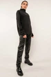 Світшот з трикотажу з подовженою спинкою та стійкою RiMari 42 Чорний (rm12969) - изображение 4