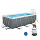 Каркасный бассейн Bestway 56442 Размер 404х201х100 см Объем 6478 лит песчаный фильтр-насос, лестница - изображение 3