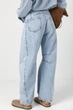 Джинсы женские baggy с рваным эффектом Lurex Голубой 34 (1329) - изображение 2