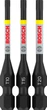Набор ударных бит Bosch PRO T Impact, T10, T15, T20, 55 мм, 3 шт (2608521U54) - изображение 1