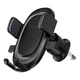 Автомобільний тримач для телефону Baseus UltraControl Pro Series Clamp-Type Car Holder Set для кріплення на панель/торпедо/лобове скло/дефлектор (C40351600113-00) Black - зображення 4