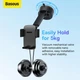 Автомобильный держатель для телефона Baseus Easy Control Clamp Car Mount Holder Pro Suction Cup Version на панель/торпедо/лобовое стекло (SUYK020001) Black - изображение 13
