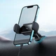 Автомобильный держатель для телефона Baseus Steel Cannon pro Solar Electric Car Mount для крепления на панель с автоматическим зажимом (SUGP010001) Black - изображение 2