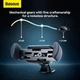 Автомобильный держатель для телефона Baseus Steel Cannon pro Solar Electric Car Mount для крепления на панель с автоматическим зажимом (SUGP010001) Black - изображение 12
